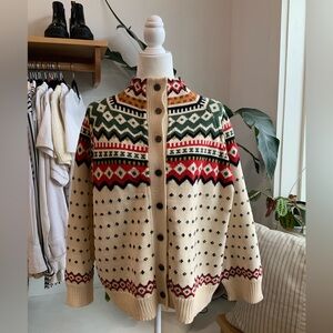 Festive Cardigan Sweater